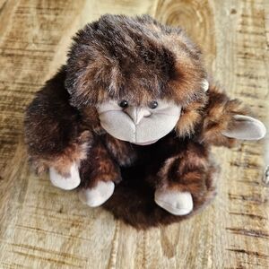 Folkmanis Furry Folktales Plush Baby Monkey Full Body Hand Puppet Stuffed Animal